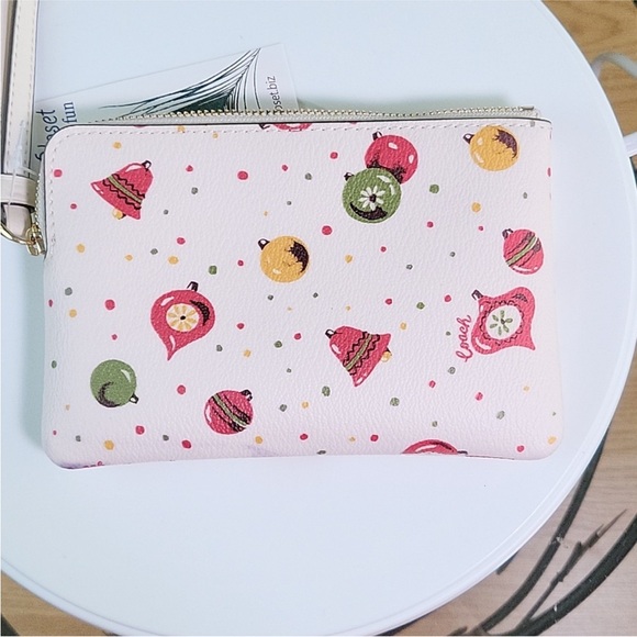 Coach Wristlet With Ornament Print - Picture 2 of 8